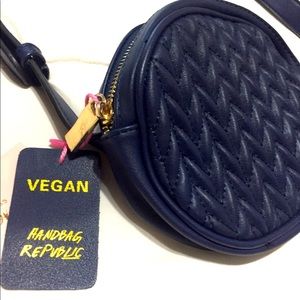Vegan blue belt bag super nice brand new